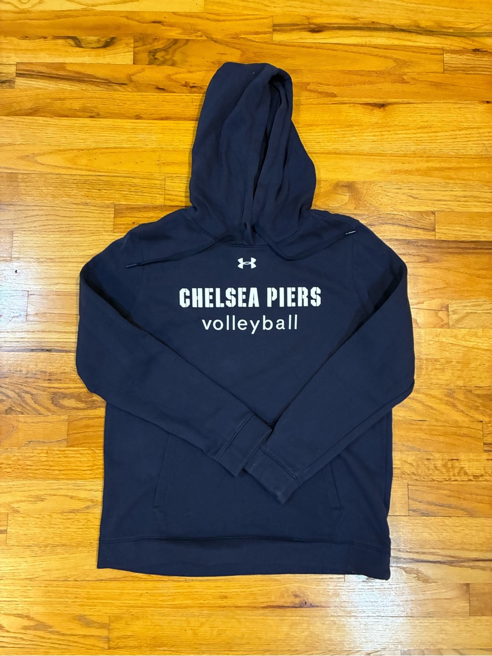 Under Armour Navy Hustle Fleece Hoodie